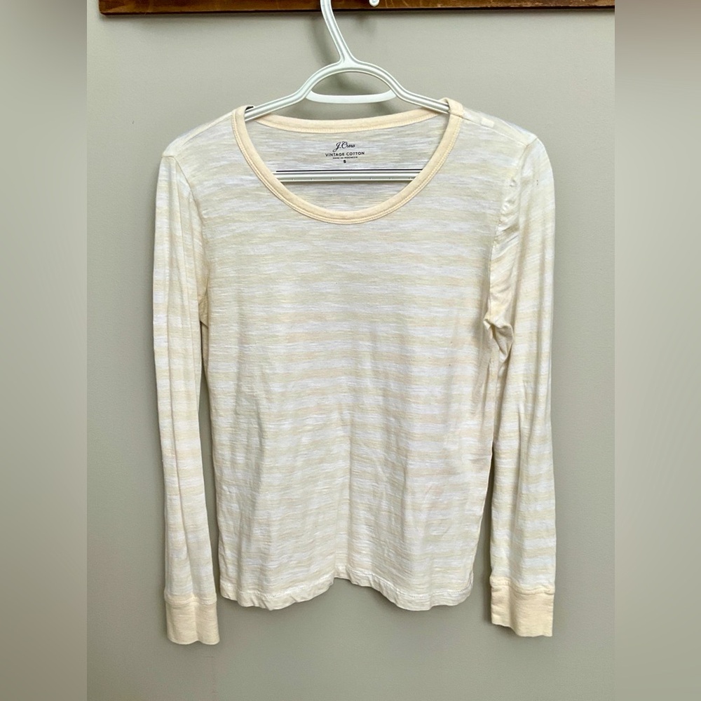 J. Crew Vintage jersey long-sleeve T-shirt, size small